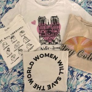 Anthropologie Graphic Tee Bundle